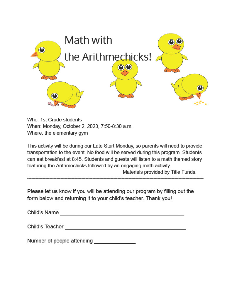 Parent Program Flyer - 1st